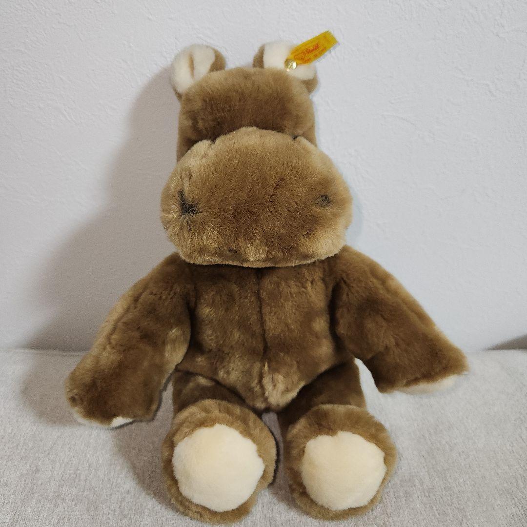 Steiff シュタイフ カバ ぬいぐるみ レア品❗