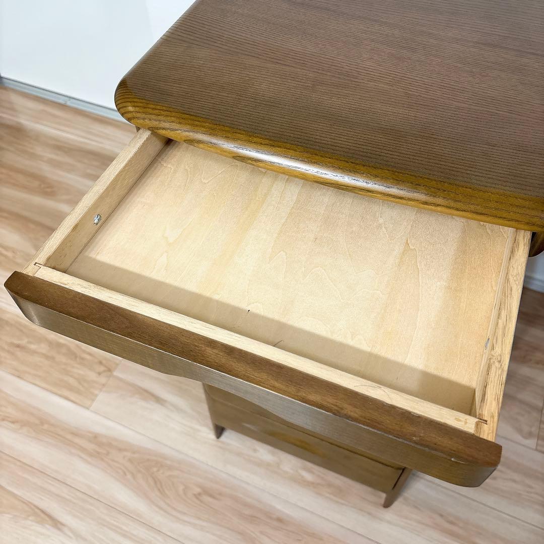 ✨極美品✨ カリモク 電話台 キャビネット コンセント付き 4段引出し 送料無料