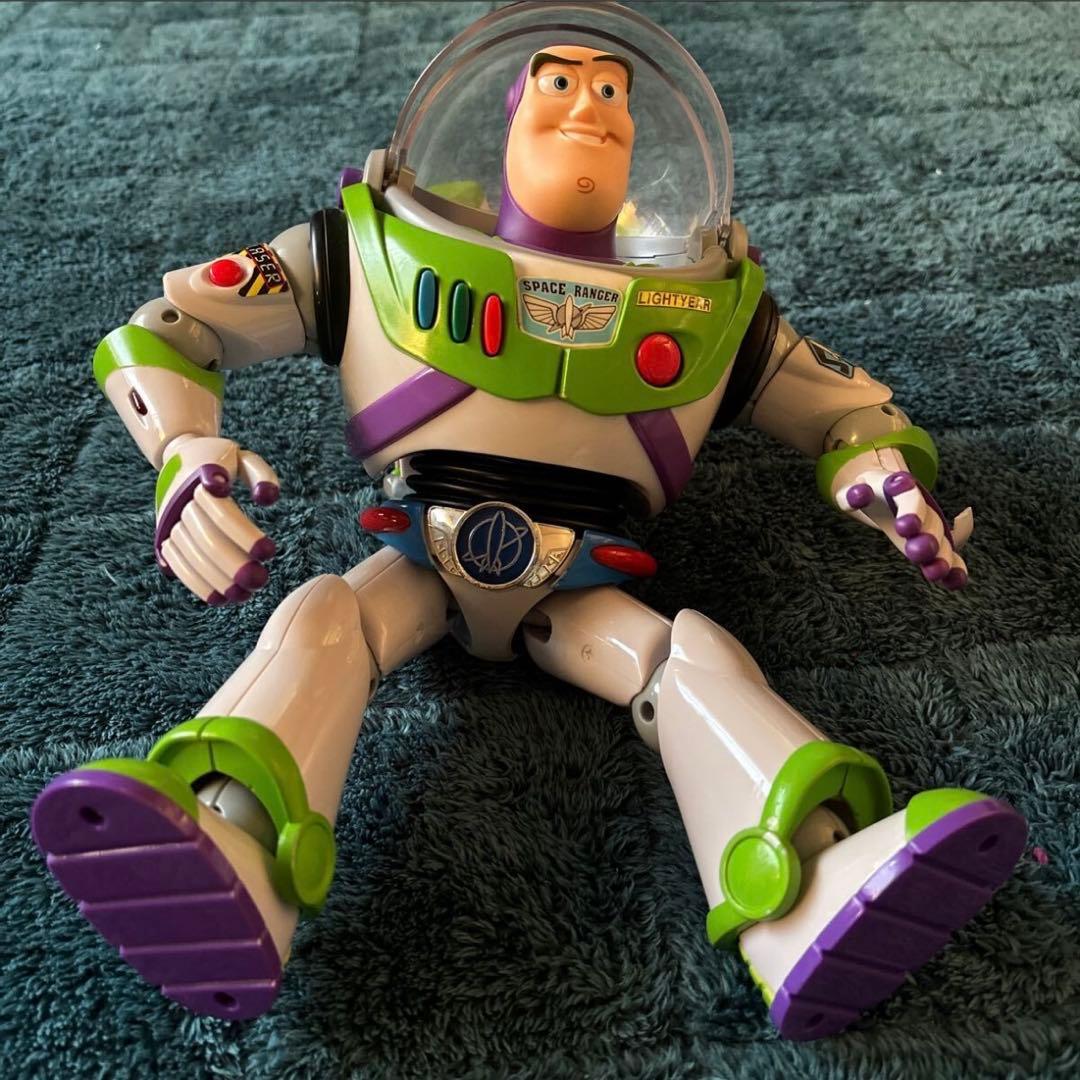 ディズニー　トイストーリーコレクション　トーキング　バズ　英語　希少