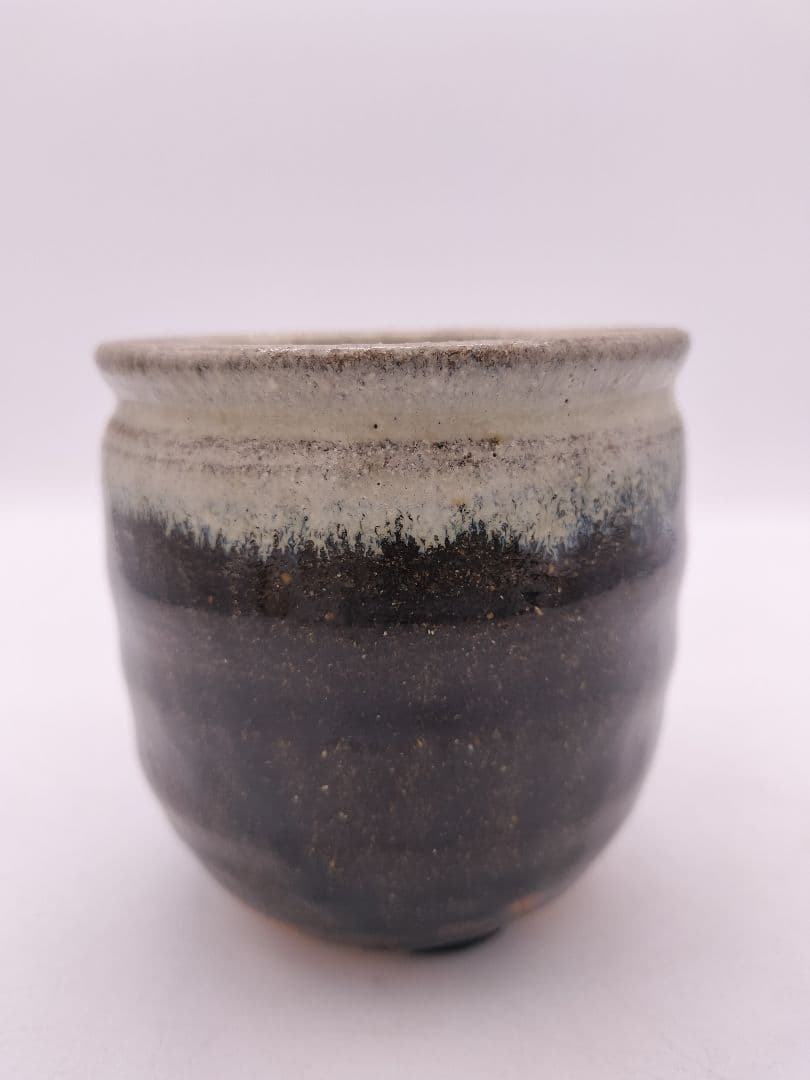 c594【新品・未使用】唐津 火入 鏡山窯 井上東也 木箱 茶道具 古物