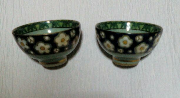 九谷焼　美山　盃　盛金　骨董