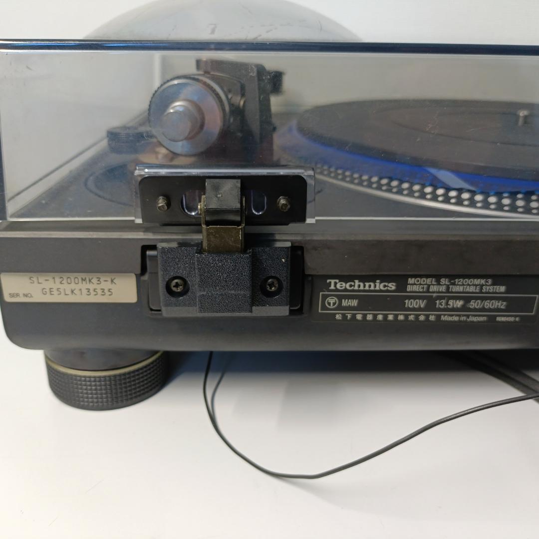 Technics SL-1200MK3 SHURE M44G レコードプレーヤー