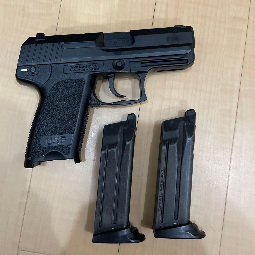 東京マルイ USP コンパクト ガスガン マガジン2本付き ミリタリー サバゲー