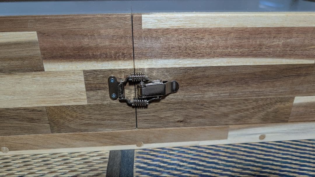 アカシア集成材15ミリ幅120縦50奥行50蜜蝋オイル仕上げ！