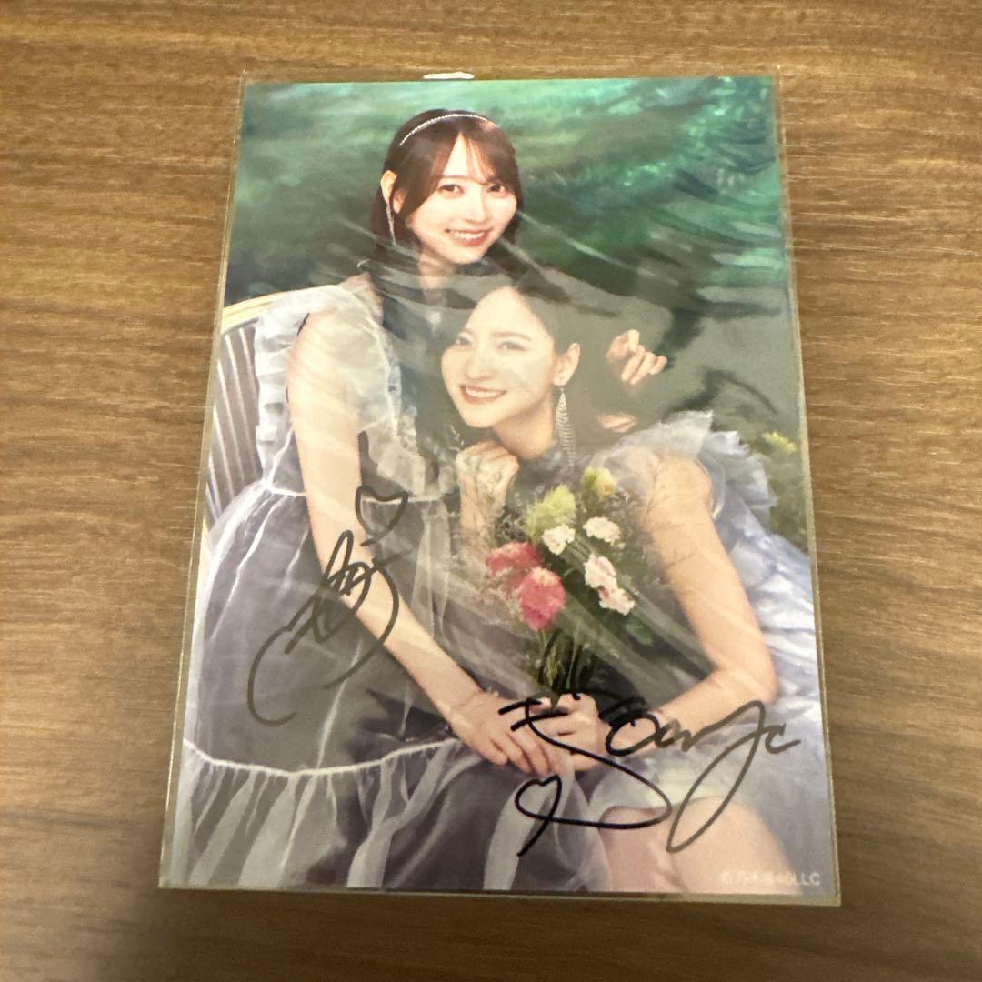 エ*ー様 乃木坂46 サイン入り生写真　弓気奈於 金川紗耶 2024年カレンダー