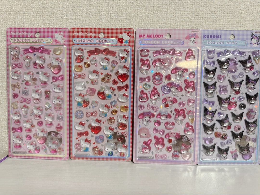 ボンボンドロップシール　サンリオ　第2弾　8種　新品未開封