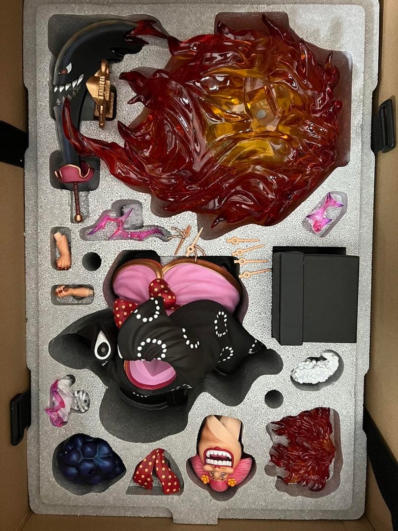 ワンピース カイド霸海ビッグ・マム フィギュア ガレージキット 塗装済み品