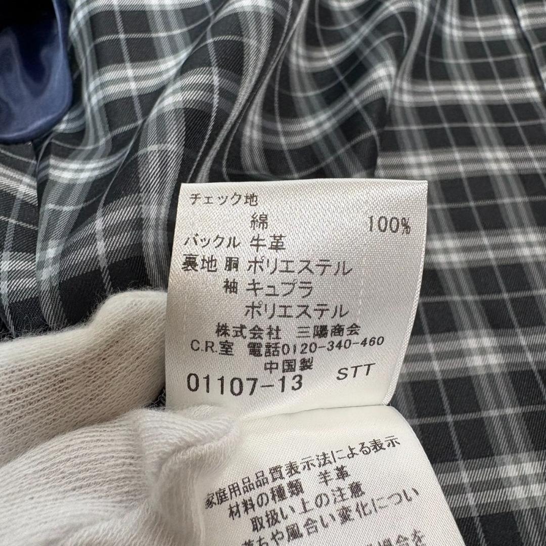 BURBERRY BLACK LABEL ラムレザー シングルライダース M