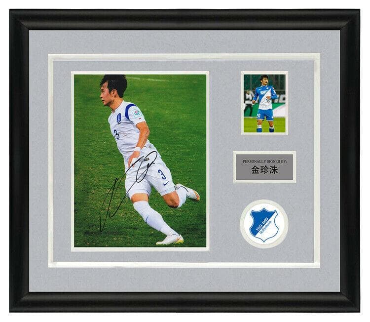 直筆サイン入り写真 金珍洙 キムジンス TSG1899ホッフェンハイムSA鑑定済
