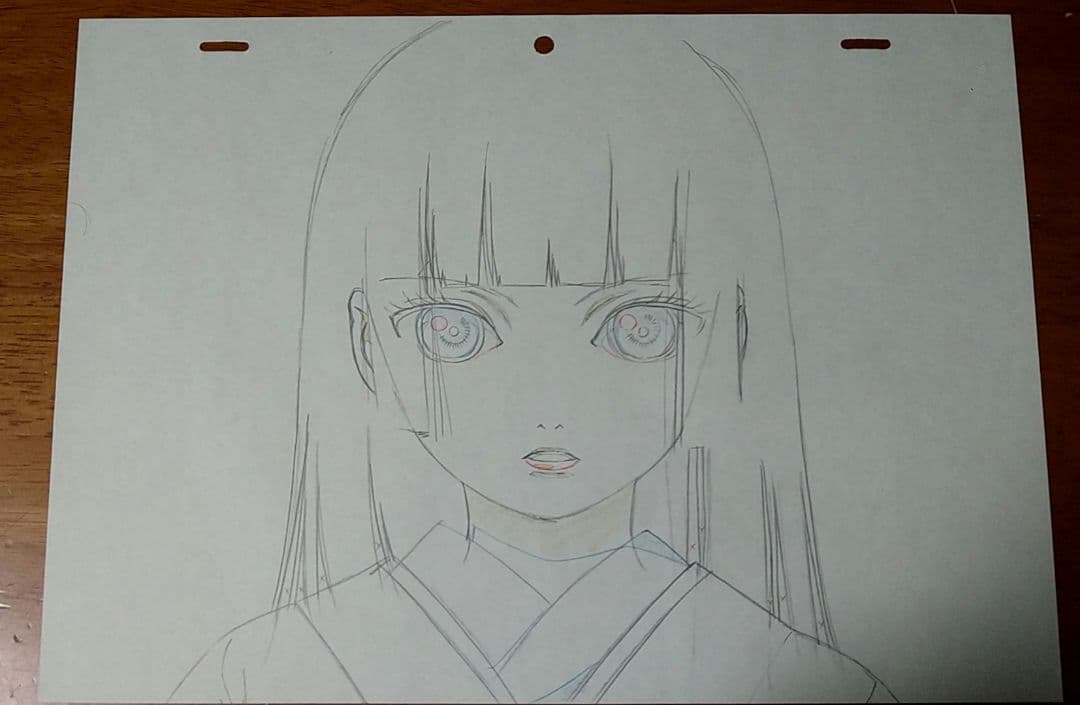 地獄少女　閻魔あい　直筆原画