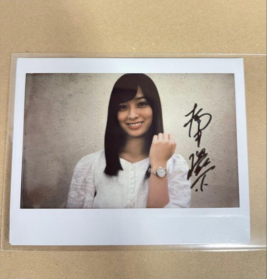 橋本環奈　直筆サイン入りチェキ　Angel Heart エンジェルハート