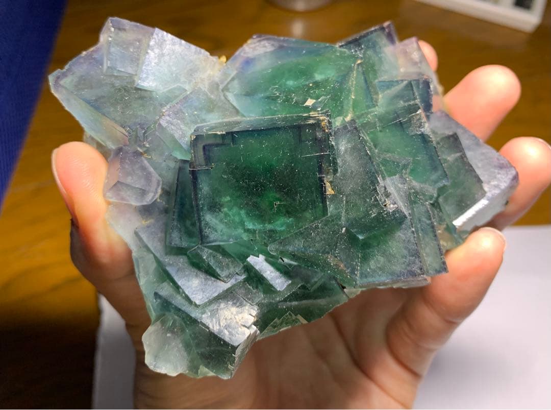 ナミビアOkorusu Mine 産のフローライト