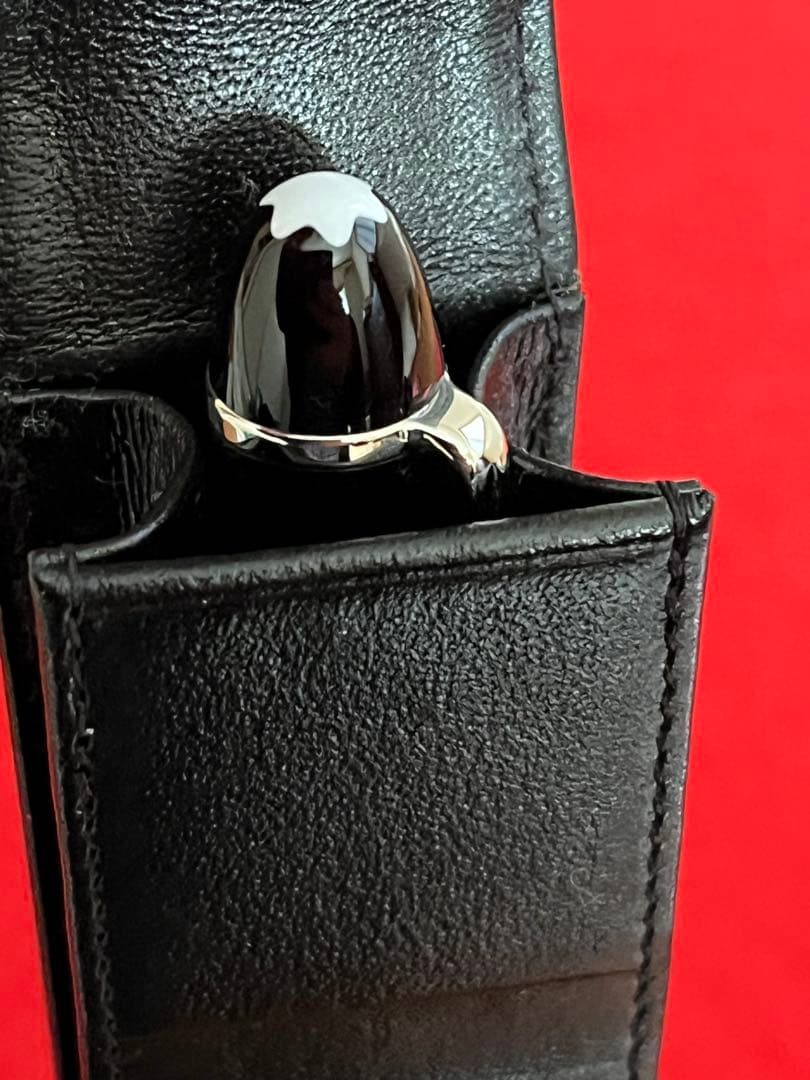 モンブラン 万年筆 ボールペン レザーペンポーチ ペンケース１本差❗️ケース付‼️