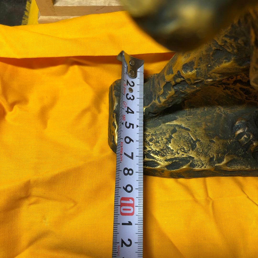 ブロンズ トラ 彫刻 木箱付き北村西望