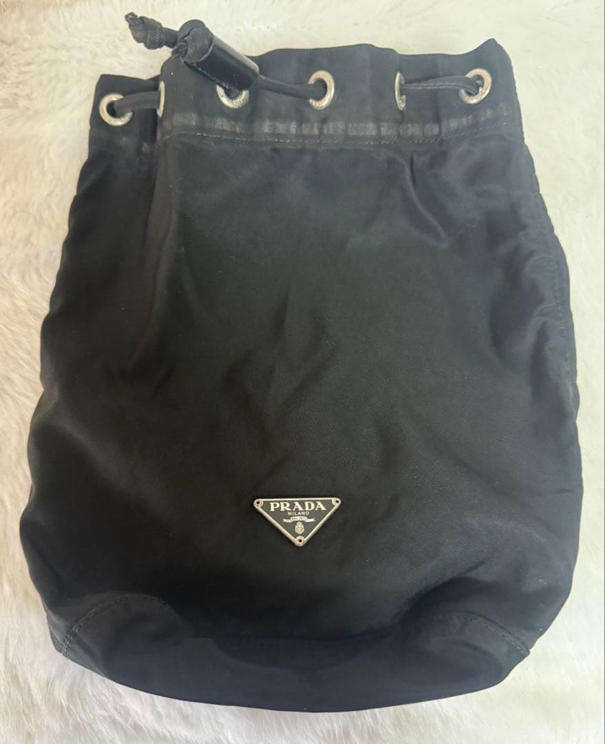 最終値下げ PRADA プラダ 巾着バッグ 巾着袋 巾着ポーチ