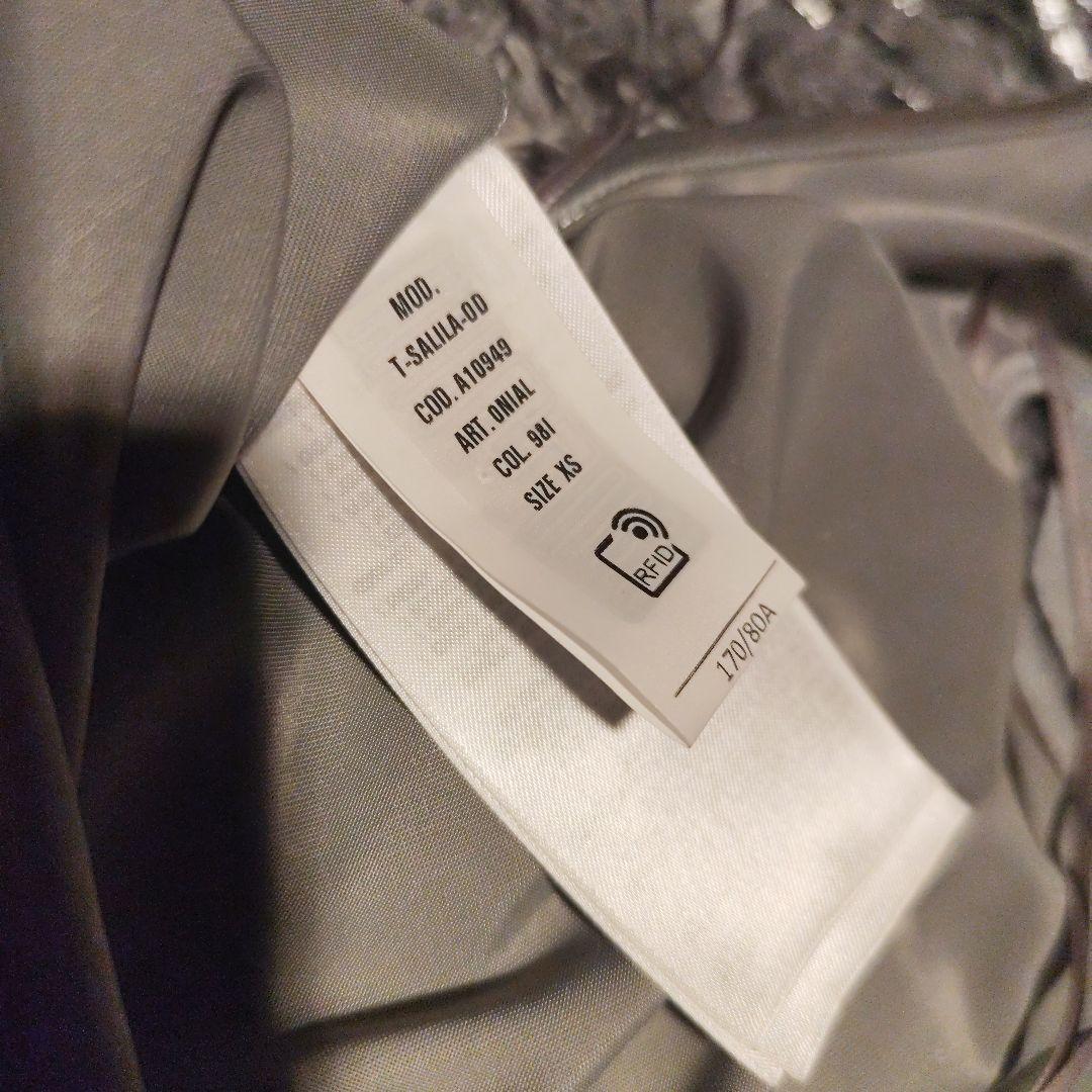 DIESEL シルバー ホルターネック タンクトップ