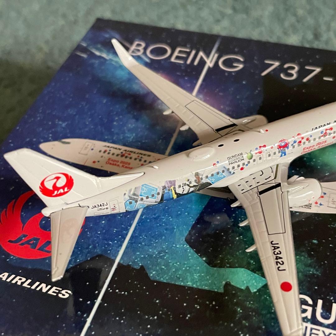 JAL 737-800 ガンダム EXPO JA342J ph 1:400