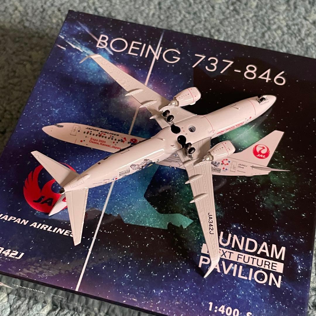 JAL 737-800 ガンダム EXPO JA342J ph 1:400