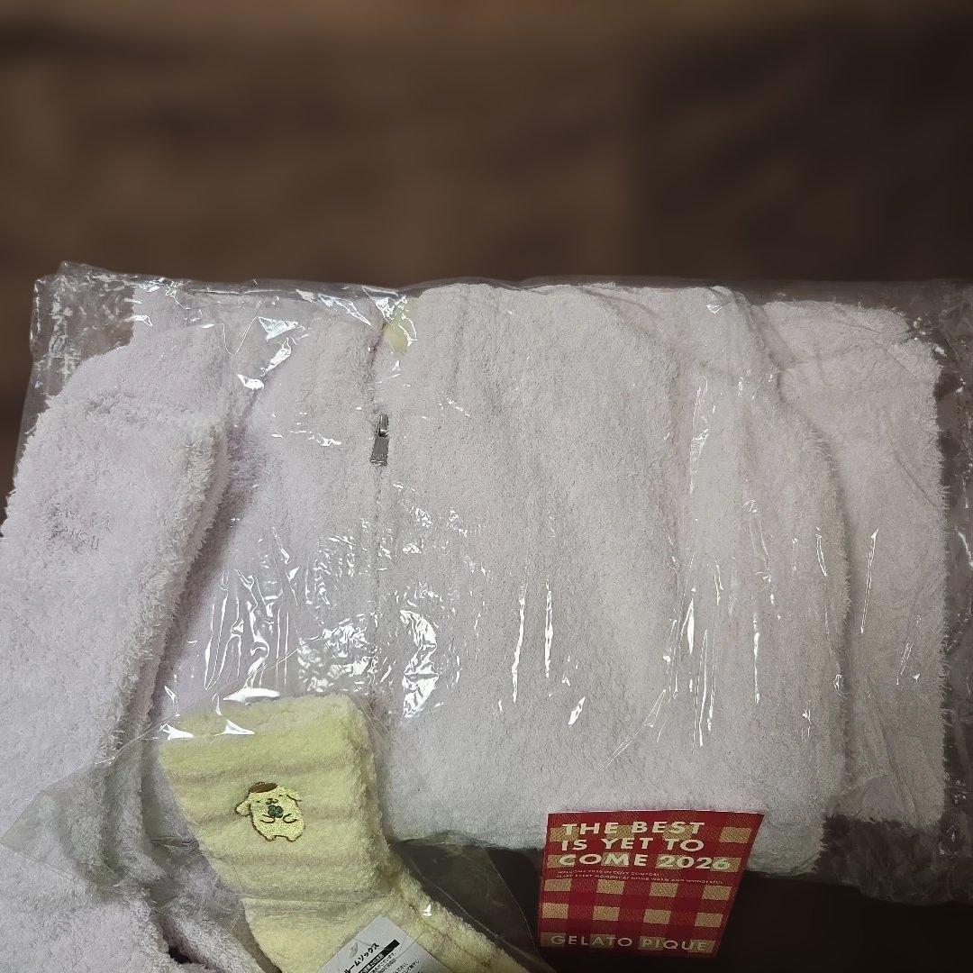 オマケ付✨ジェラートピケ2026 福袋Aもこもこ上下ソックス+オマケの４点セット