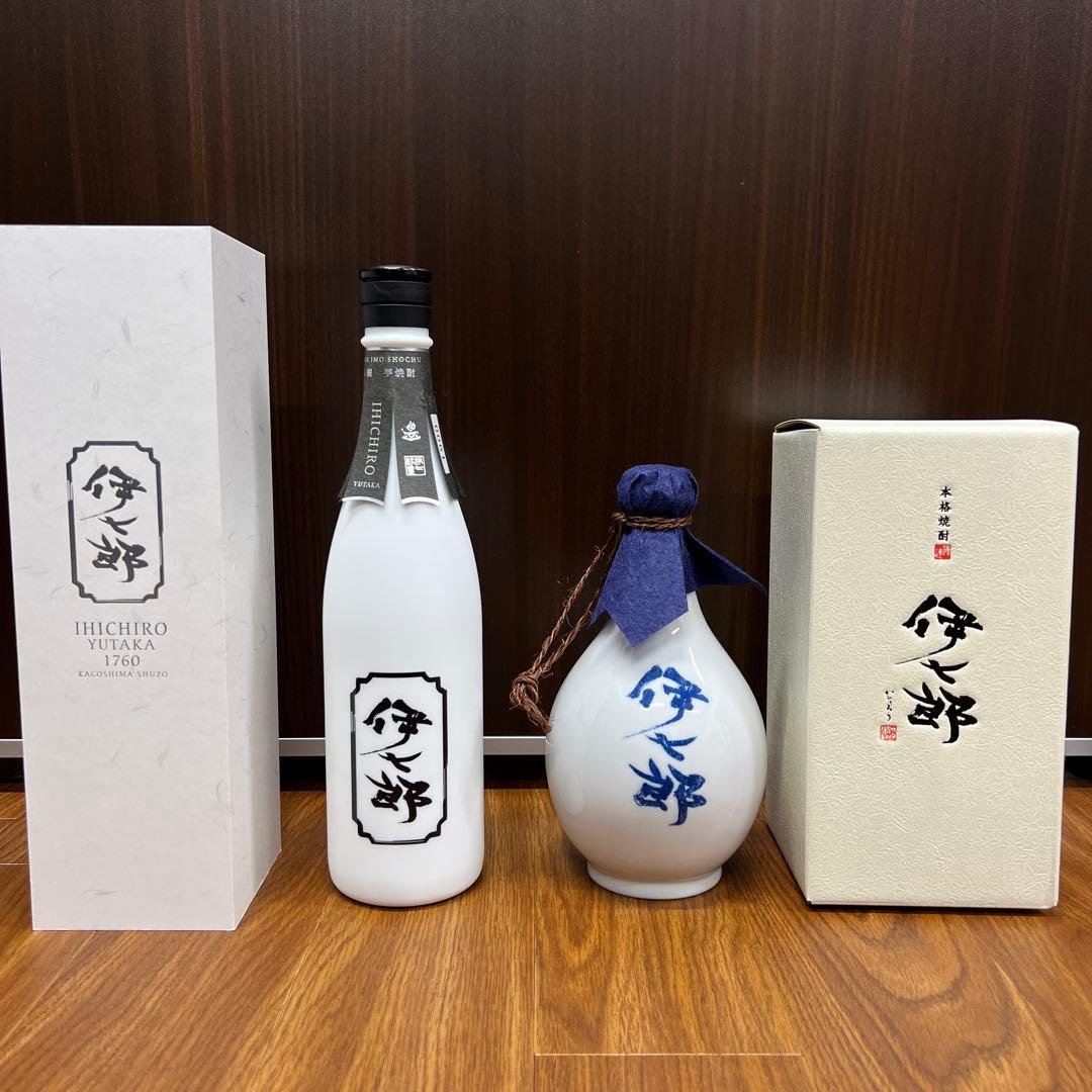 焼酎　伊七郎　豊　徳利ボトル　野うさぎの走り　セット　限定　海連　鹿児島酒造
