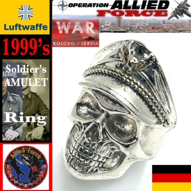 1999’s★ ドイツ連邦共和国空軍／パイロット★ミリタリーリング★コソボ空爆