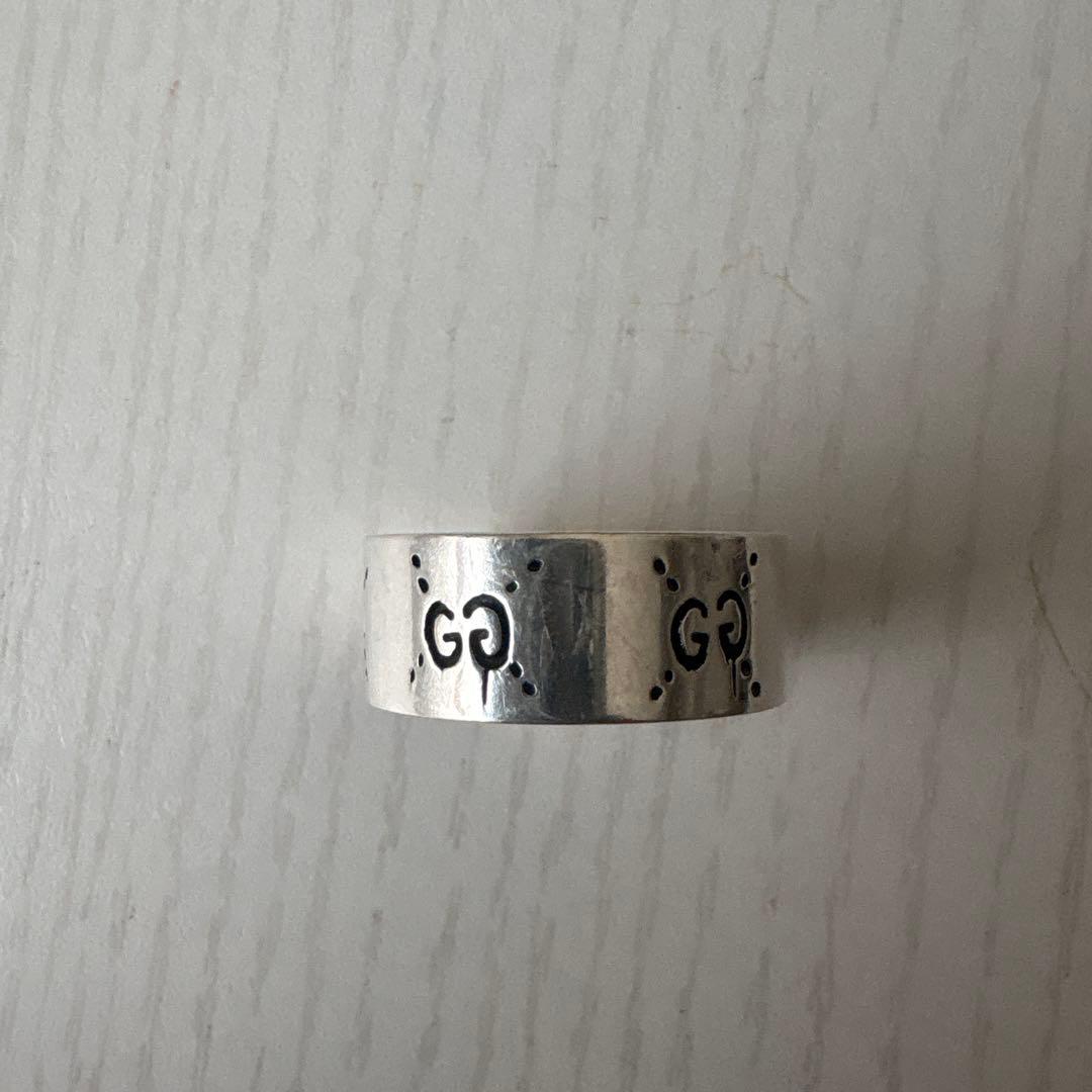 GUCCI グッチゴースト　シルバー925リング 21号