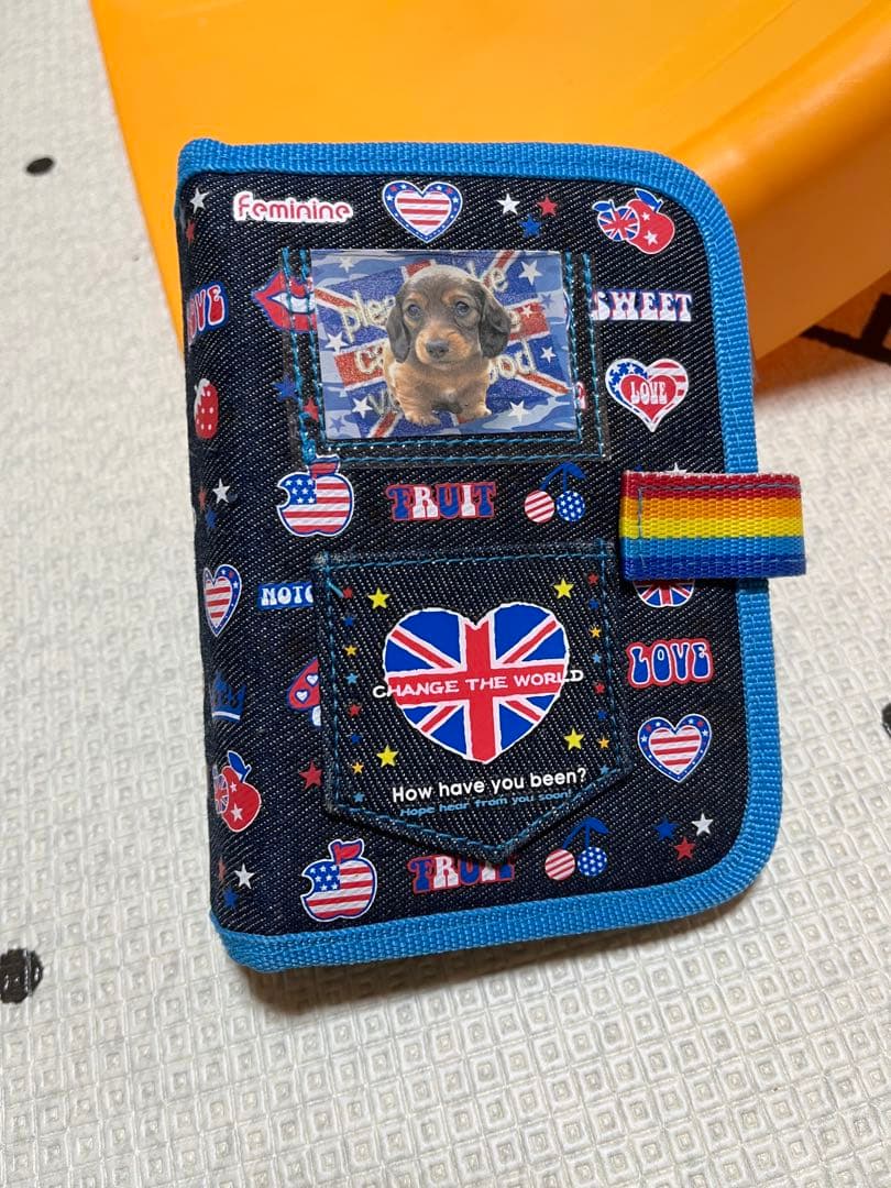 【当時物シール付き！】デニム　シール帳　当時物