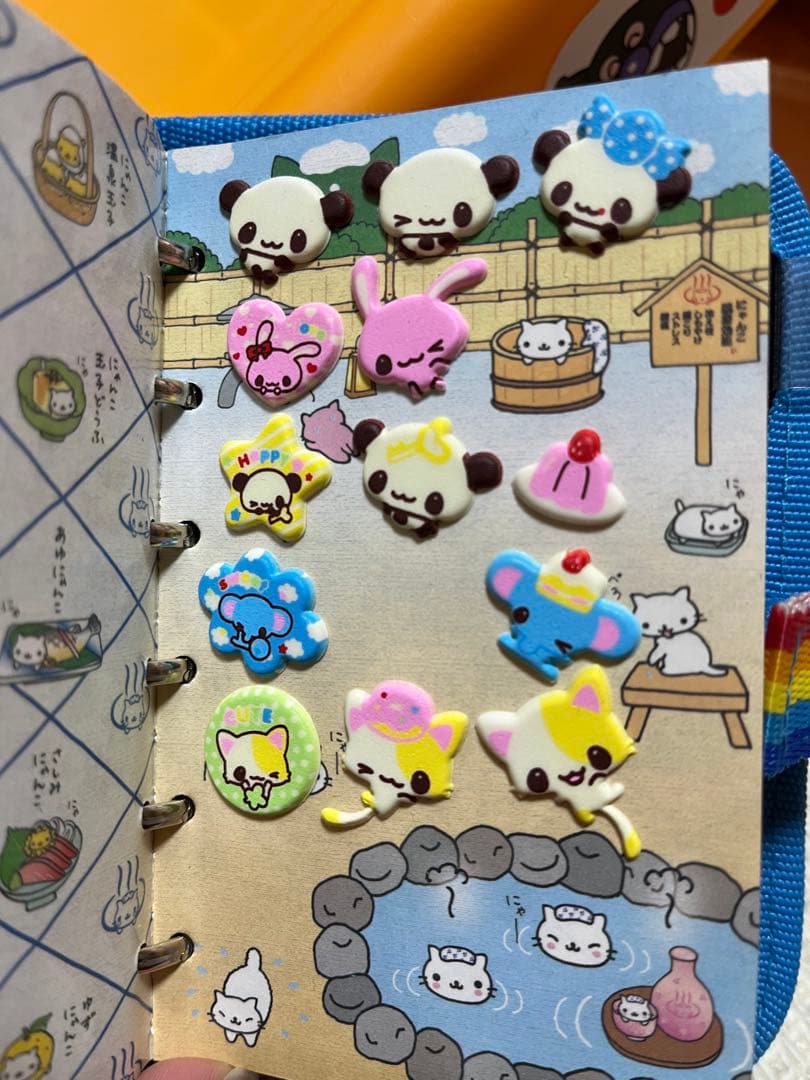 【当時物シール付き！】デニム　シール帳　当時物