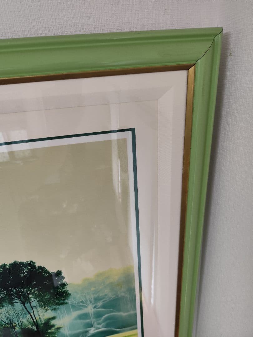 ミッシェルバテュ　シルクスクリーン　エディション番号直筆サイン　忘れかけのパレス