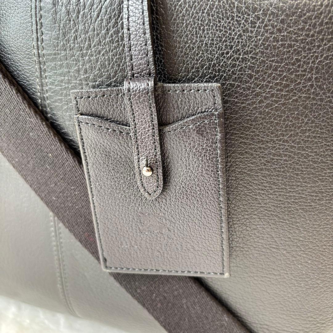 極美品✨バーバリーブラックレーベル BURBERRY レザー ビジネスバッグ