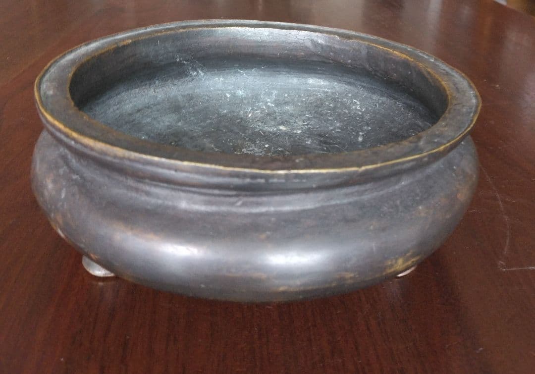 3足銅香炉 家藏珍寶  中国古玩 骨董