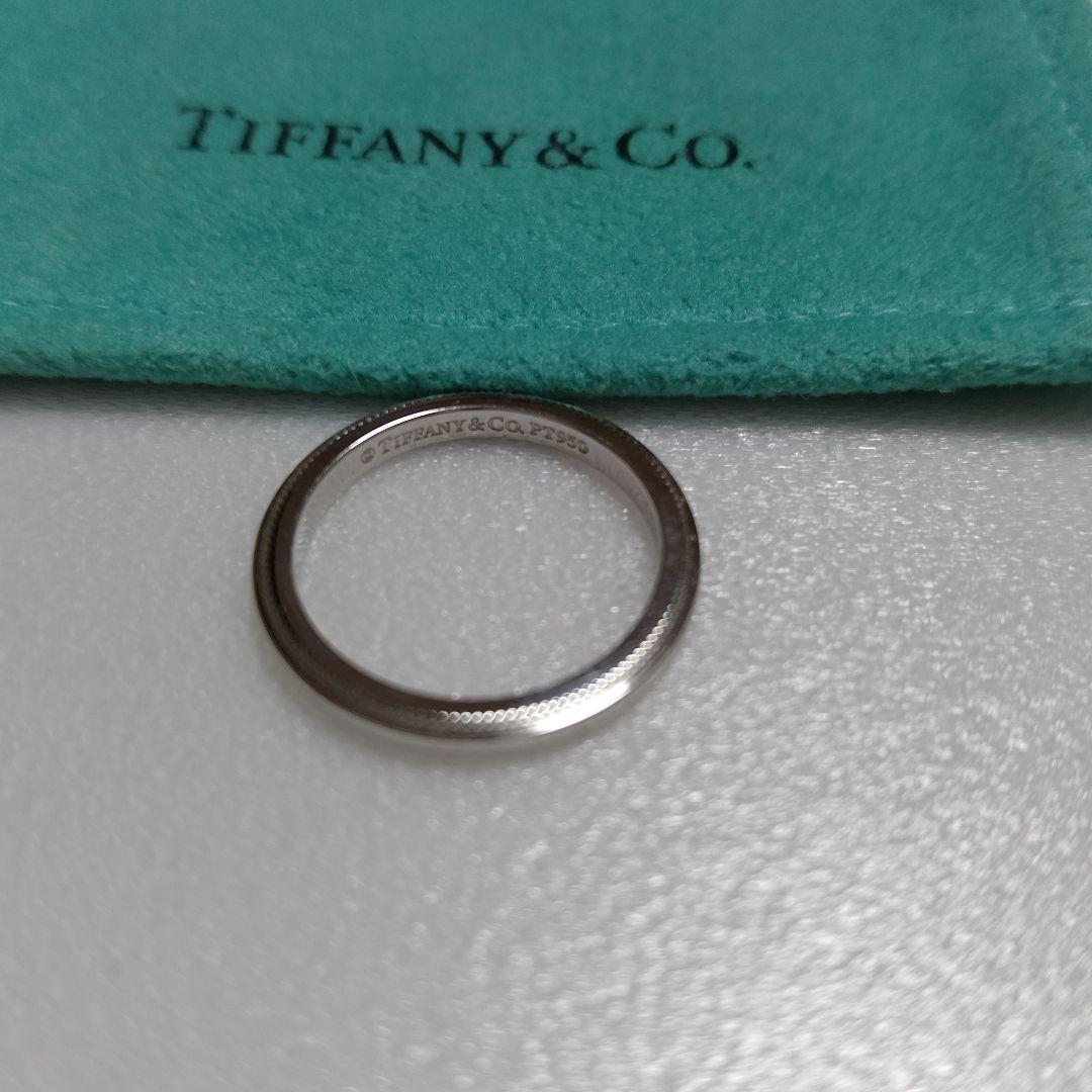 専用ですTIFFANY ティファニー ミルグレイン リング 6号 Pt950