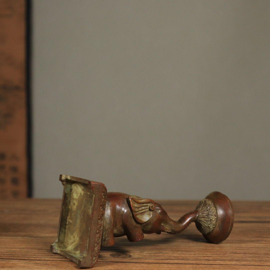 銅器 香炉 福象宮灯 薫香炉 室内檀香炉 盤香炉 蠟燭灯 香道具 工芸品 置物