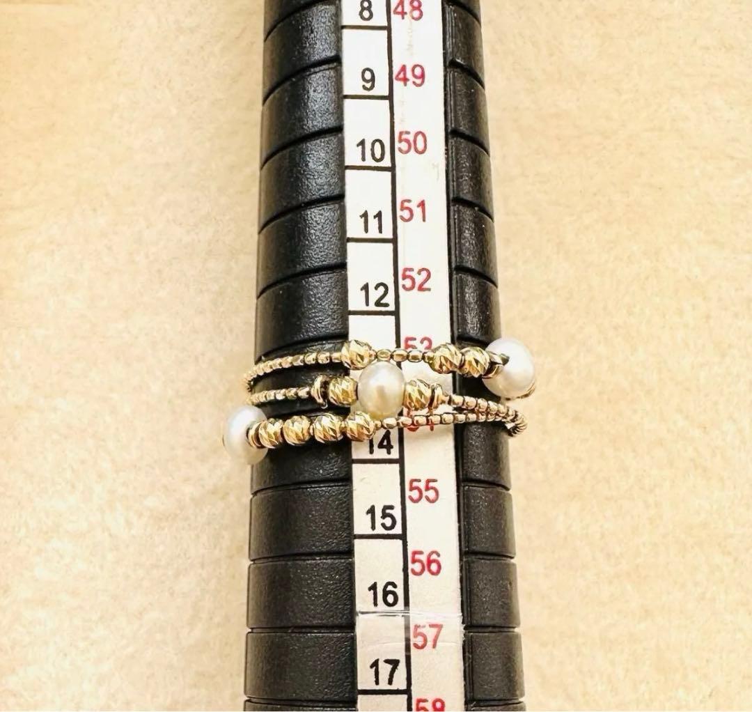 ハ*ル様 va Vendome Aoyama K10YG ✳︎パールリング✳︎フ