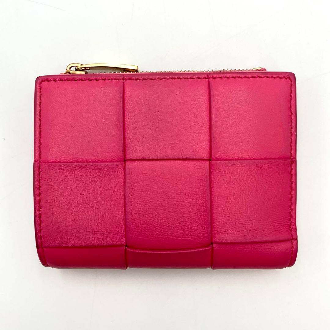 LilyM✨ ボッテガヴェネタ カセット イントレチャート 財布 ピンク