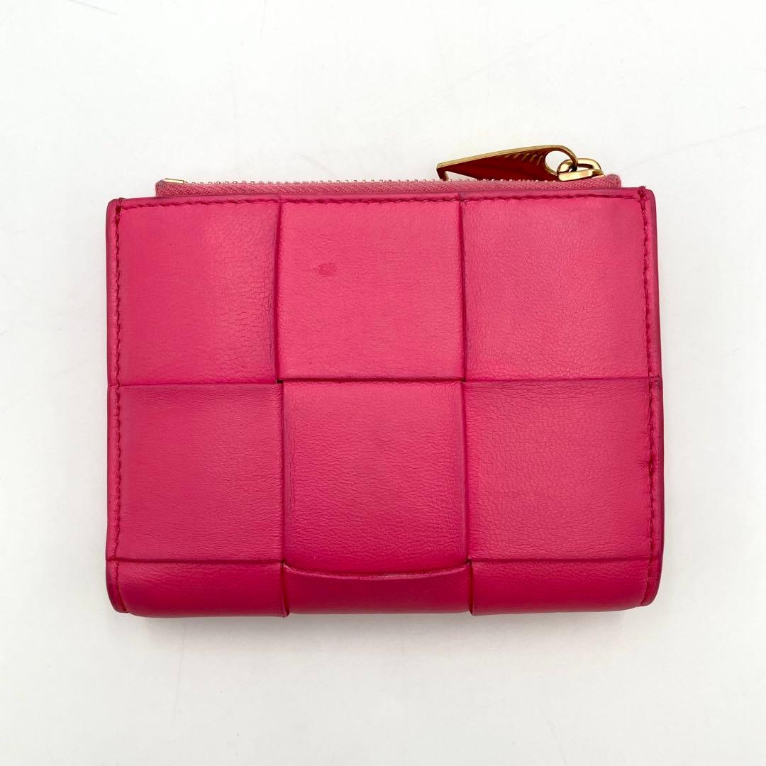 LilyM✨ ボッテガヴェネタ カセット イントレチャート 財布 ピンク