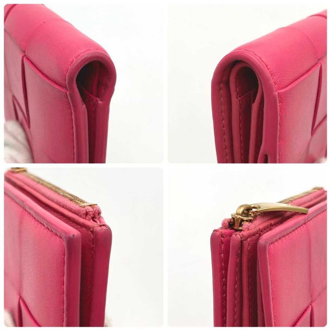 LilyM✨ ボッテガヴェネタ カセット イントレチャート 財布 ピンク