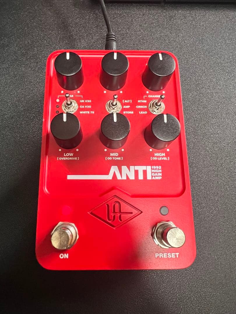 値下げ【アダプター付き】UAFX ANTI 1992 HIGH GAIN AMP