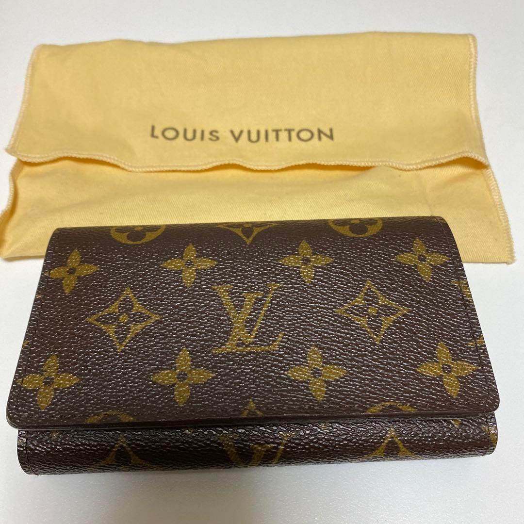 ド*︎様 ルイヴィトン　二つ折り財布　モノグラム　茶