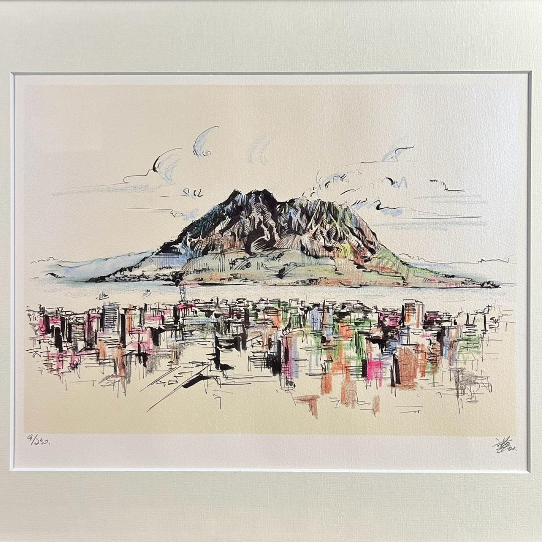 美品 チューヤン「鹿児島」ミクスドメディア 直筆サイン入 電波少年