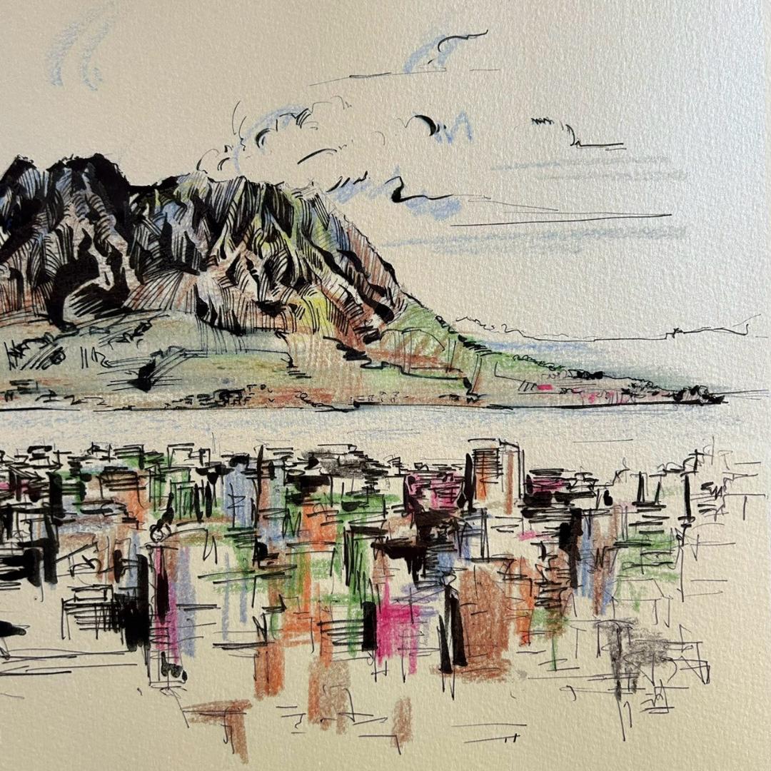 美品 チューヤン「鹿児島」ミクスドメディア 直筆サイン入 電波少年