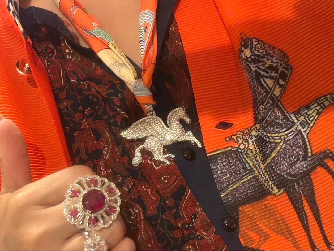 ペガサストップ　チャーム✖️スカーフ