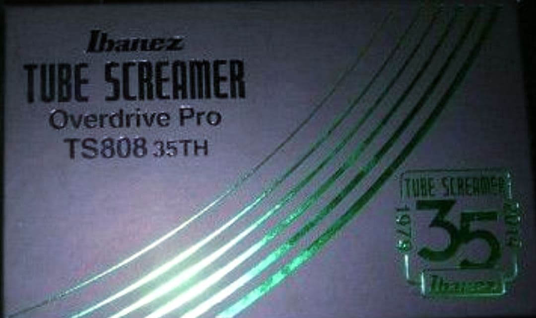 ★【箱・取説付】Ibanez　TS808　35TH エフェクター