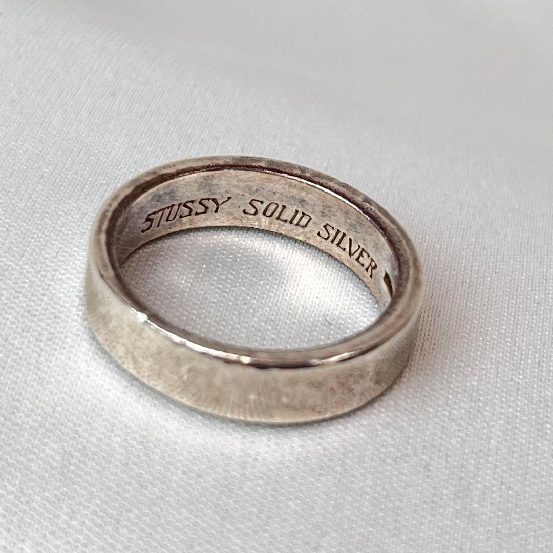 STUSSY SOLID SILVER ssリンク シルバーリング