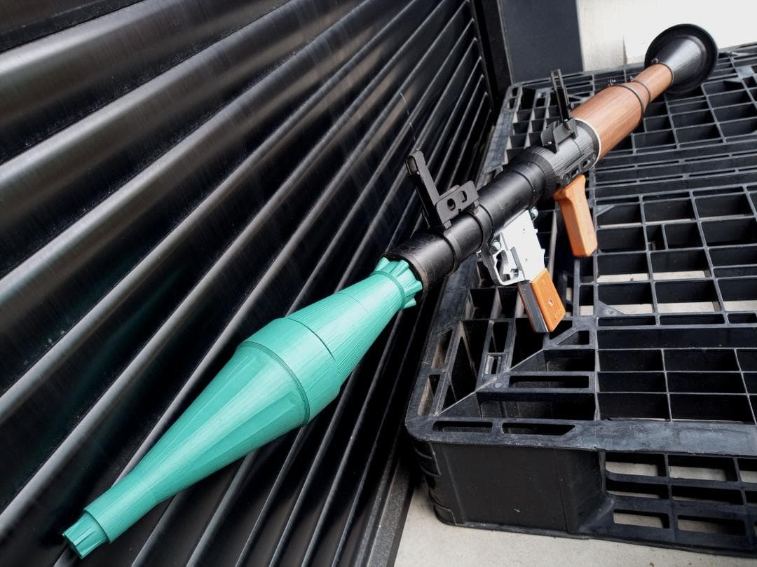 フルスクラッチ RPG-7 ロケットランチャー 3Dプリンター 成形 G