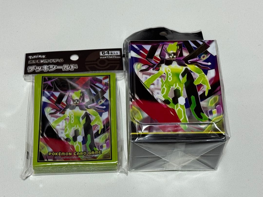 ムニキスゼロ メガエルレイドex メガジガルデ　デッキシールド　デッキケース