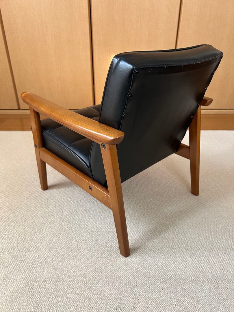 カリモク60 Kチェアミニ　ブラック