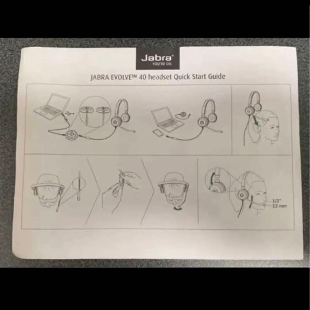 純正　Jabra 40 UC Stereo ジャブラ ヘッドセット