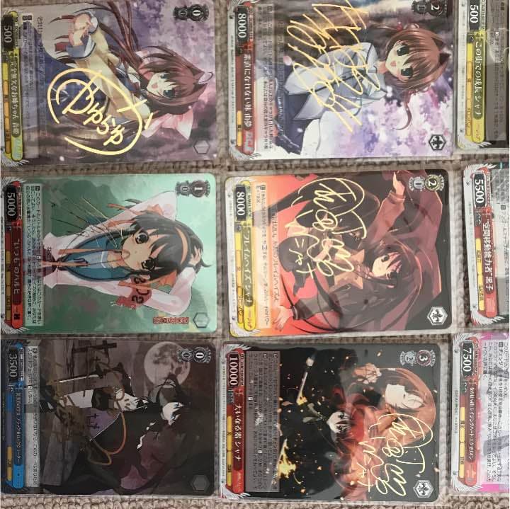 ヴァイスのサイン入りカード24枚！！！