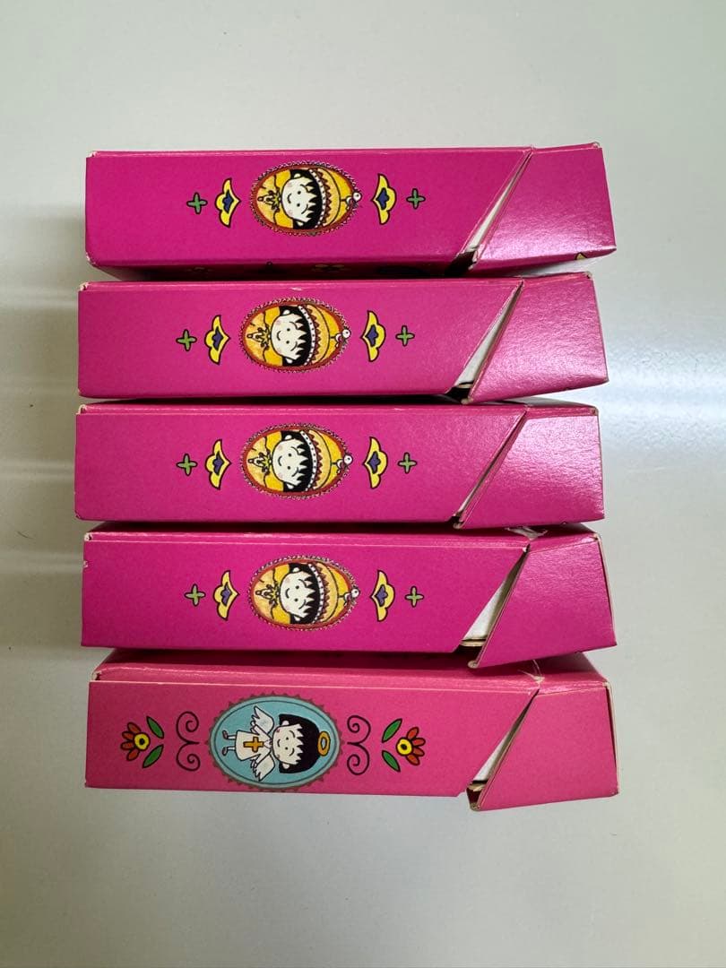 ちびまる子ちゃん⭐️森永　チョコレート　お菓子　箱　おまけ　当時物　稀少